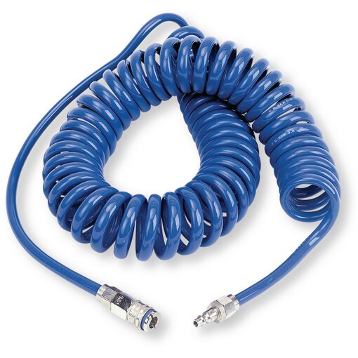 Rallonge flexible spiralé polyuréthane 8x12 mm avec raccords